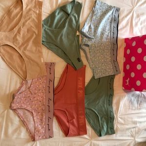 NWT PINK underwear bundle